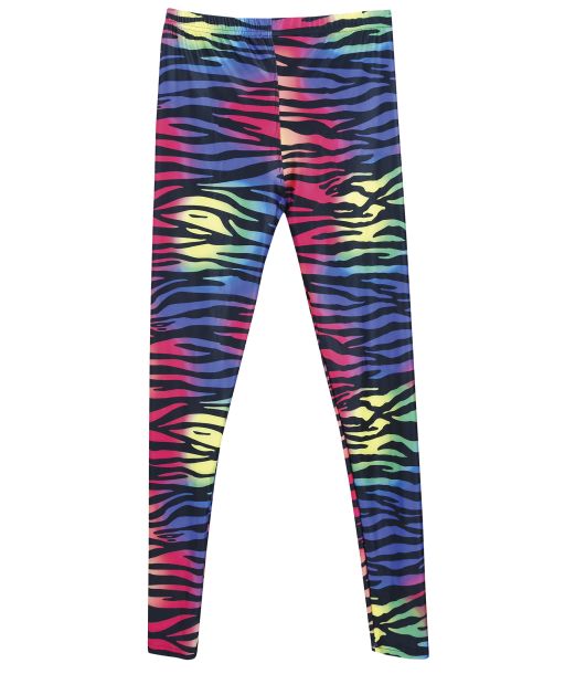 Regnbue Zebra leggings