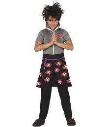 Sort Anime ninja kostume til drenge