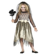 Spøgelsesbrud kostume til piger