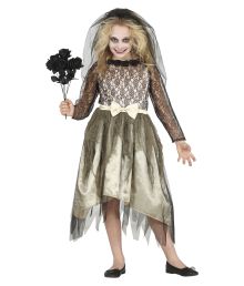 Spøgelsesbrud kostume til piger