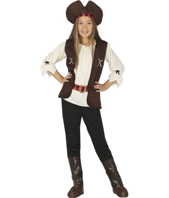 Piratkostume til piger