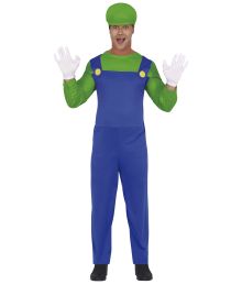 Grøn togfører kostume