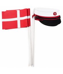 Studenterhue/flag på pind
