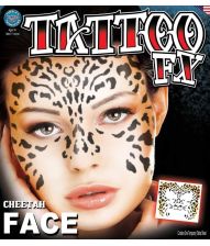 Leopard ansigtstatovering