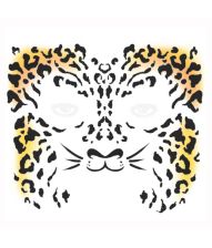 Leopard ansigtstatovering