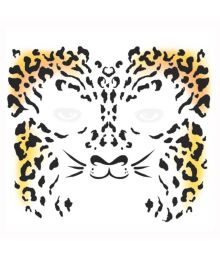 Leopard ansigtstatovering