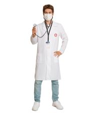 Doktor kostume til voksne