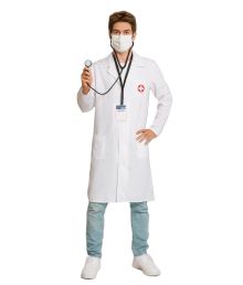 Doktor kostume til voksne