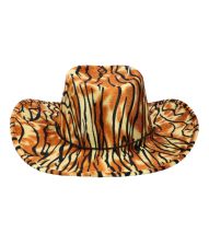 Cowboyhat med tigermønster