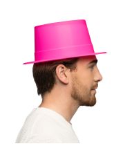 Neon pink høj hat UV