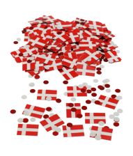 Dansk flag konfetti