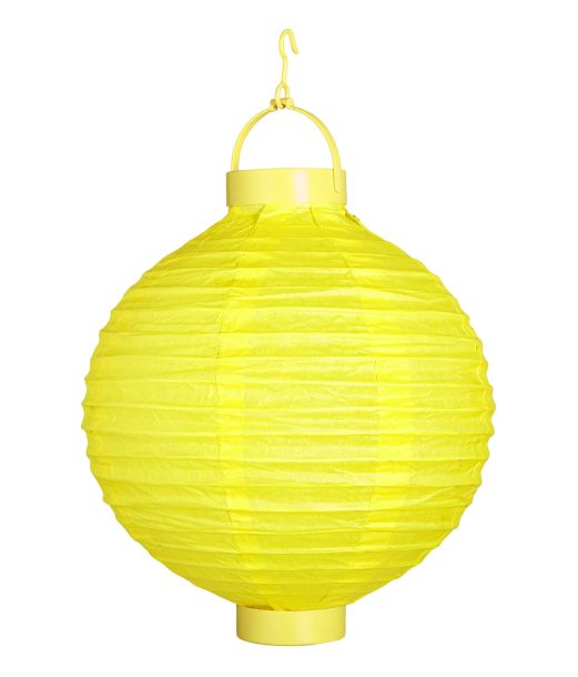 Gul LED papirlampe