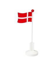 Træflag med fod, 24 cm
