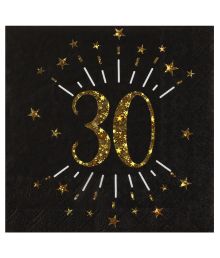 Sort og guld servietter, 30 år
