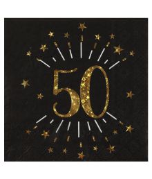 Sort og guld servietter, 50 år