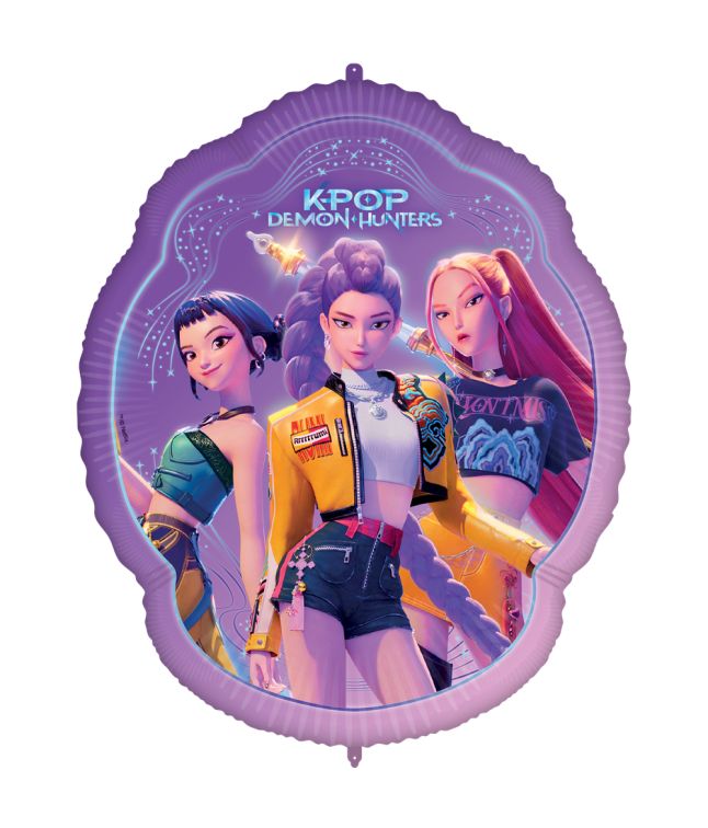 K-pop Demon Hunters folieballon, 75 x 56,5 cm