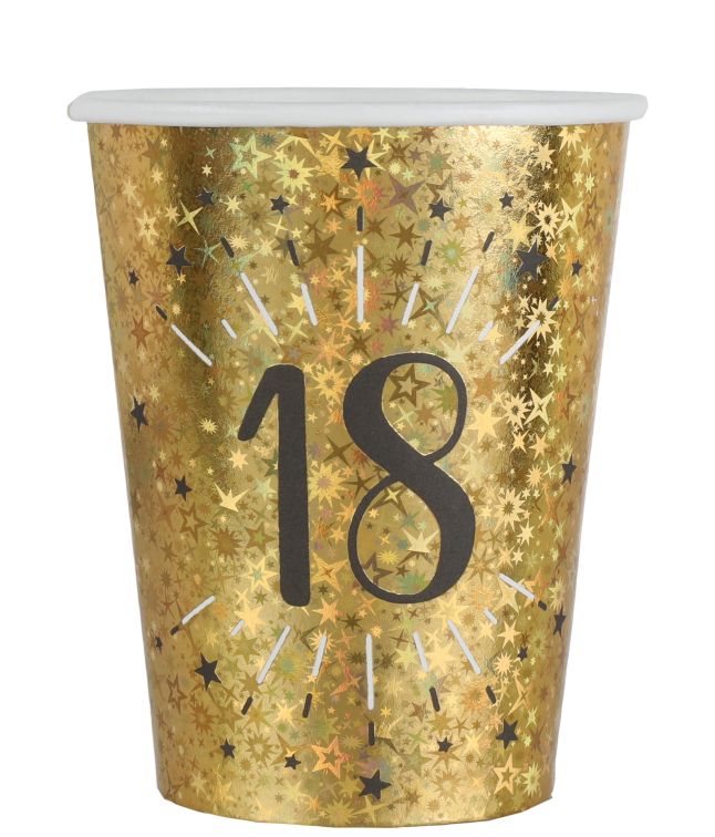 Guld glimmer papkrus, 18 år