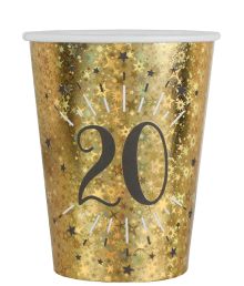 Guld glimmer papkrus, 20 år