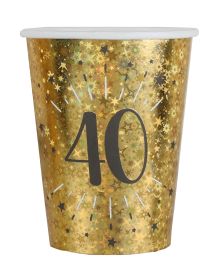 Guld glimmer papkrus, 40 år