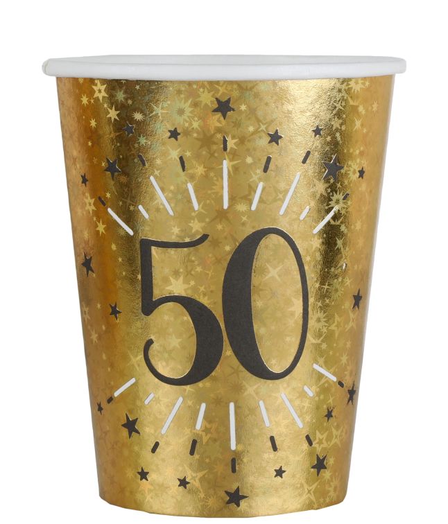 Guld glimmer papkrus, 50 år