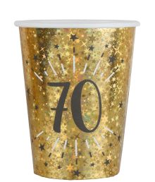 Guld glimmer papkrus, 70 år