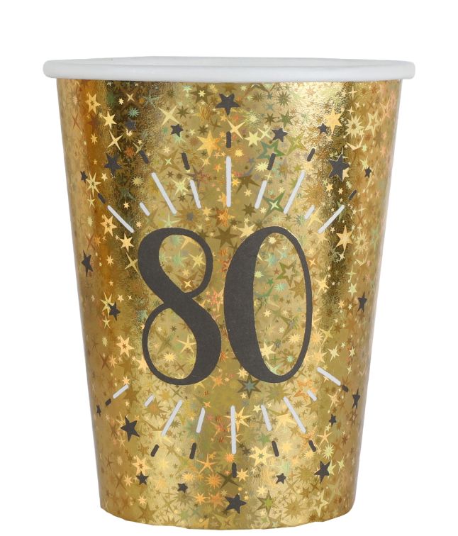 Guld glimmer papkrus, 80 år