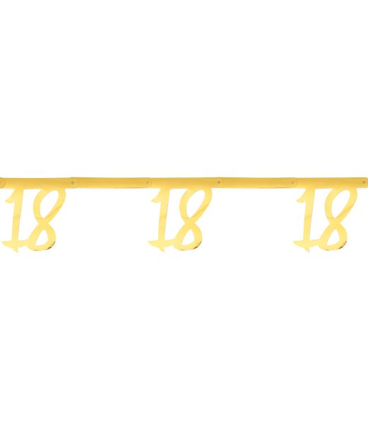 Guld tal banner, 18 år