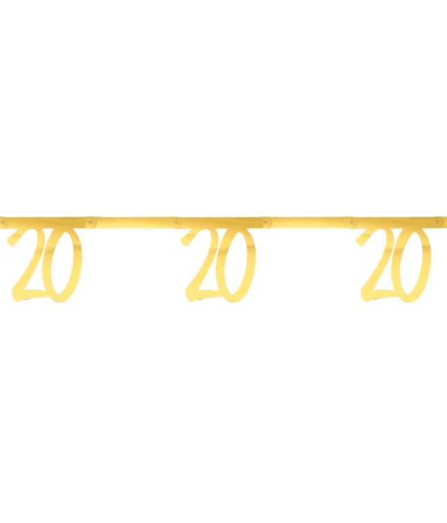 Guld tal banner, 20 år