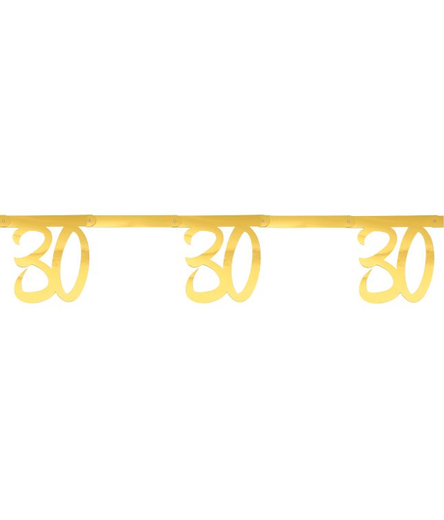 Guld tal banner, 30 år