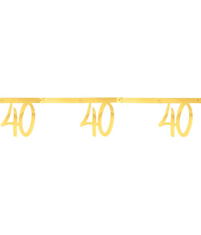 Guld tal banner, 40 år