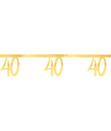 Guld tal banner, 40 år