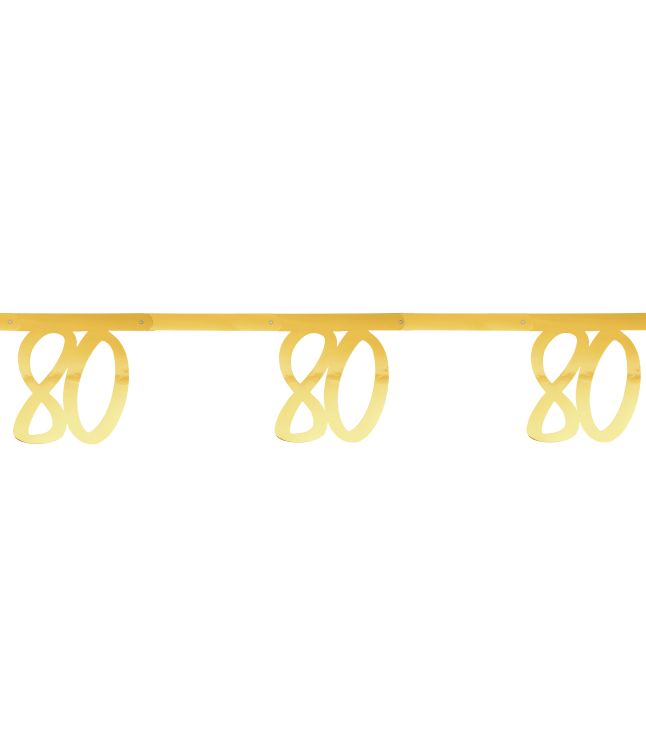 Guld tal banner, 80 år
