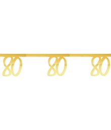 Guld tal banner, 80 år