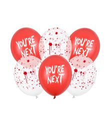 Youre Next balloner, 6 stk