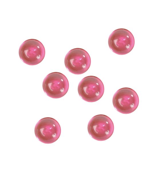 Fuchsia konfetti perler, 7mm