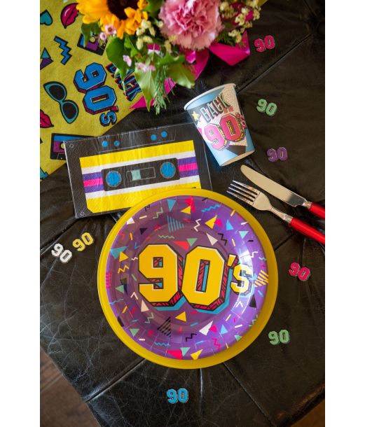 90er kassebånd servietter, 20 stk