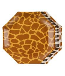 Safari tallerkner, 6 stk