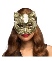 Guld disko kattemaske