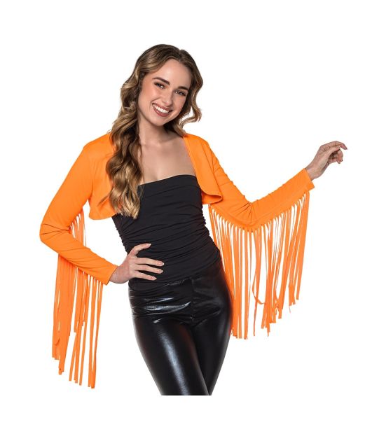 Neon orange Rave bolero 