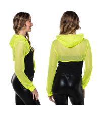 Neon gul net bolero