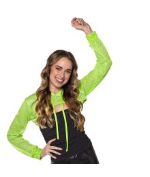 Neon grøn net bolero