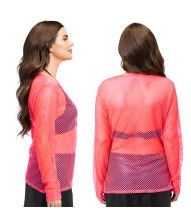 Neonpink netbluse