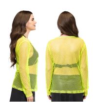 Neongul netbluse