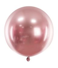 Glossy rose gold ballon, 60 cm