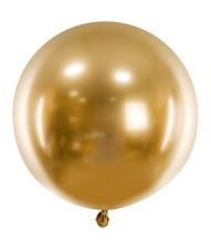 Glossy guld ballon, 60 cm 