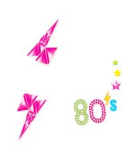 80er Ansigtssten