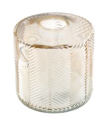 Guld glasvase, 10 cm