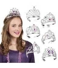Sølv prinsesse diadem