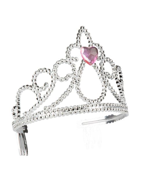 Sølv prinsesse diadem