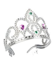 Sølv prinsesse diadem